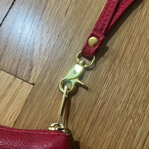 2010s Red Tory Burch Wristlet Wallet - Picture 2 of 7